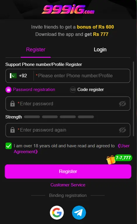 999IG Game Login